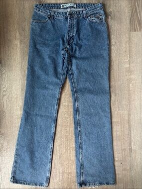 Harley-Davidson women’s high rise Straight Leg Motorcycle Jean Sz 10 Tall Cotton